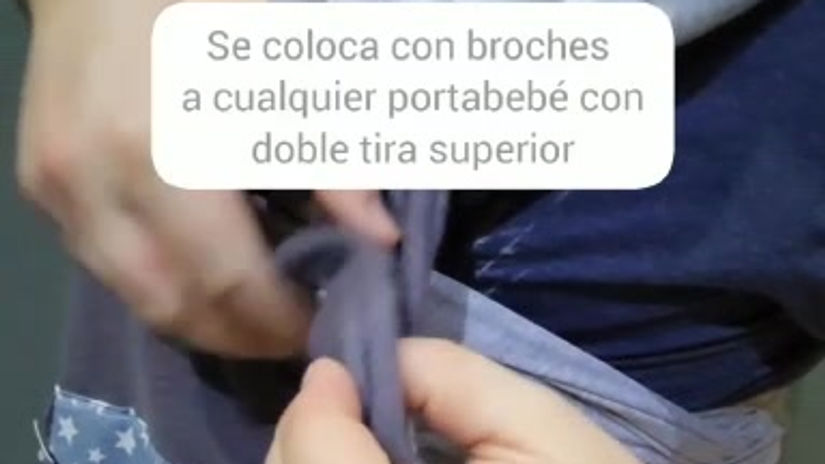 ¿Cómo se coloca nuestro abrigo de porteo?